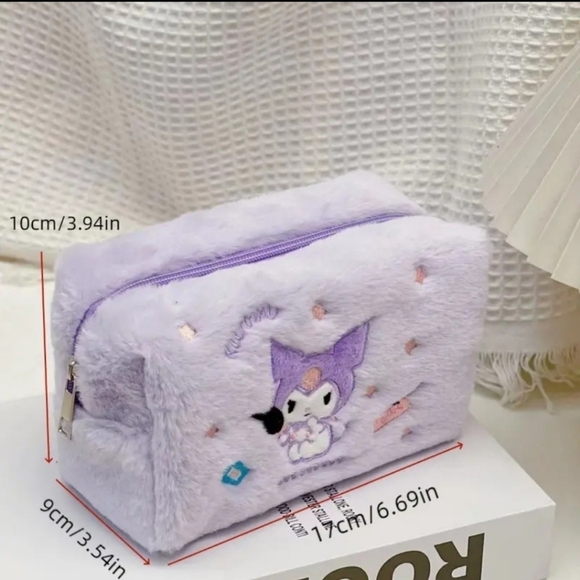 Sanrio My Melody Pink Embroidered Makeup Bag - Picture 8 of 15